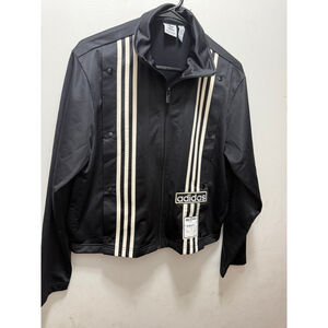 Women's Adidas Black & White Track Jacket Standard S